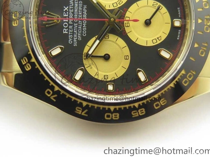 0407 Daytona 116518 LN Paul Newman ARF 1:1 Best Edition Black Dial on Oysterflex Strap A4130 Super Clone Chic 3356